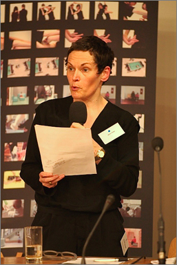 Janice Parker and poster